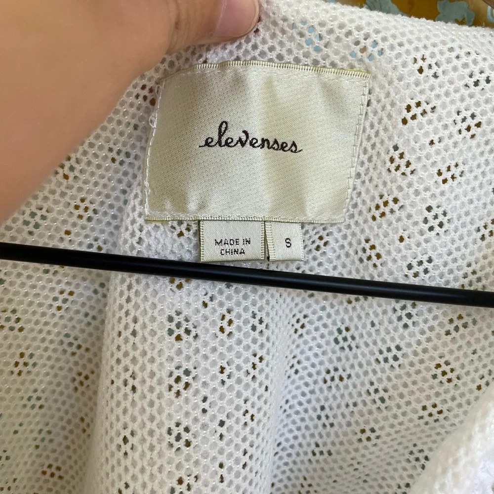 Anthropologie- Elevenses Mona Eyelet Vest - Picture 3 of 5